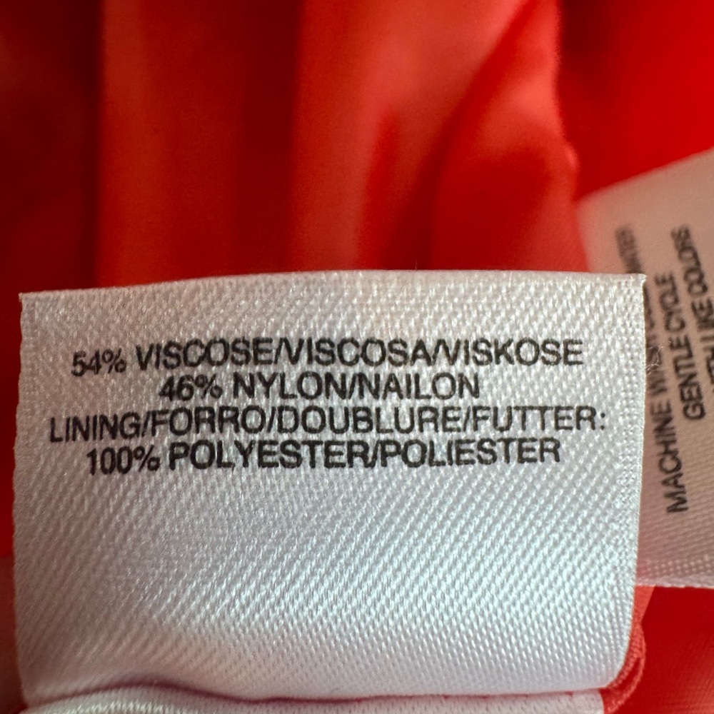 Nine West Coral Fit & Flare Dress Belted Pockets Lined Women's 14 - Picture 5 of 5